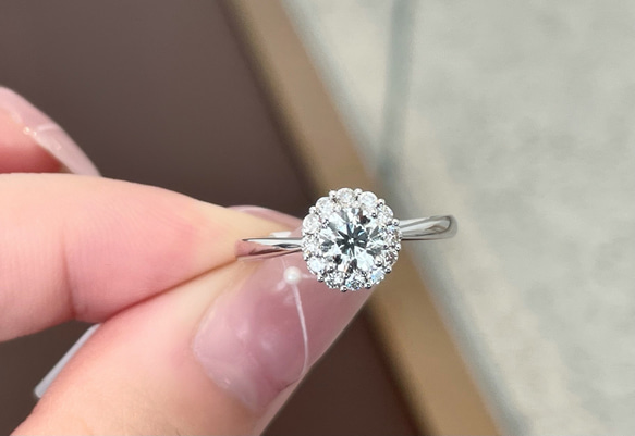 天然ダイヤモンドリング0.8ct k18 指輪・リング パール大好き 天然ダイヤモンドリング0.8ct k18 指輪・リング パール大好き