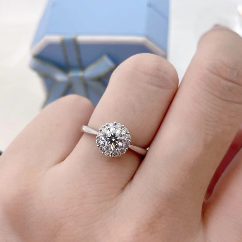 天然ダイヤモンドリング0.8ct k18 指輪・リング パール大好き 天然ダイヤモンドリング0.8ct k18 指輪・リング パール大好き