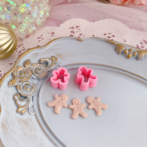 3個セット】クリスマスミニチュア抜き型（和菓子、シュガー