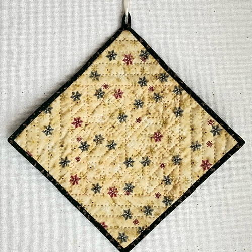 パッチワークキルトのクリスマスタペストリー その他インテリア雑貨