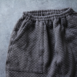Quilt skirt /橡鼠色 草木染めオーガニックコットンキルトスカート 9枚目の画像
