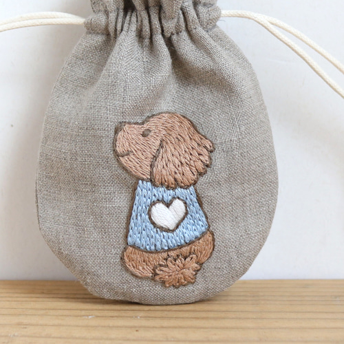 ✳︎専用✳︎再販✳︎ハンドメイド✳︎コロン♩大きめ丸型巾着 トイ