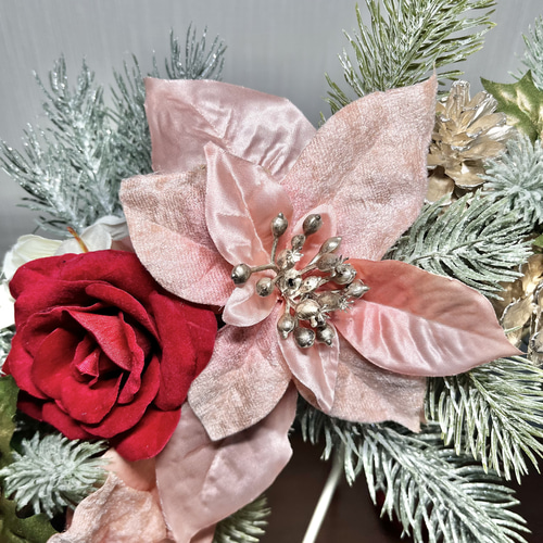 クリスマスリース アートフラワー Fleur・de・colon 通販 16908556