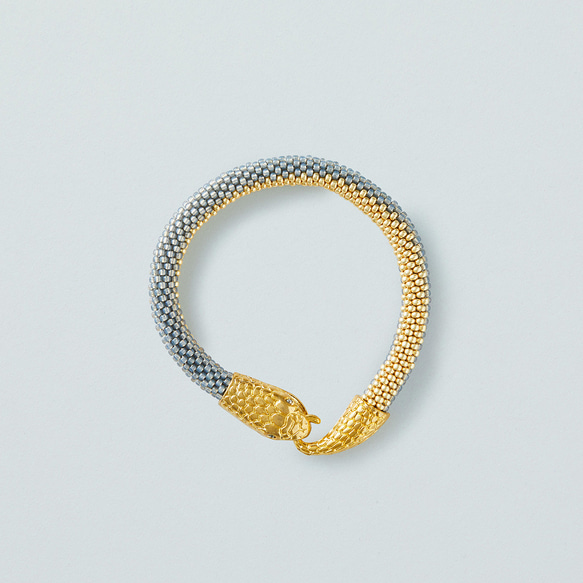 PRIMA! 蛇 ブレスレット 未使用 受注生産】EWIGKEIT〜永遠〜蛇のブレスレットNo.4 ダイヤモンド