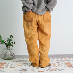 【同色セット】もこもこ秋冬ガーゼパジャマセット(布ラッピング付き)/選べる6カラー/三河織物ガーゼ 17枚目の画像