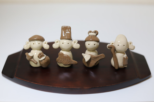 やきもの人形✳︎七福神✳︎お正月飾り 3枚目の画像