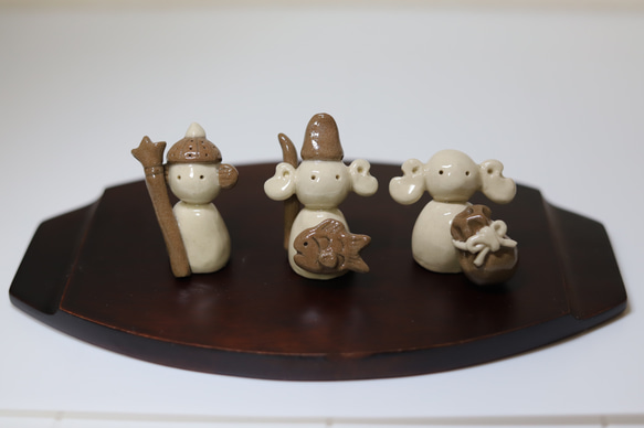 やきもの人形✳︎七福神✳︎お正月飾り 4枚目の画像