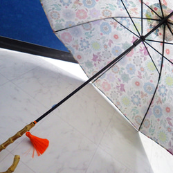 手作り日傘　うつしみの この世の花を見尽くさず 11枚目の画像