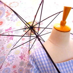手作り日傘　うつしみの この世の花を見尽くさず 8枚目の画像