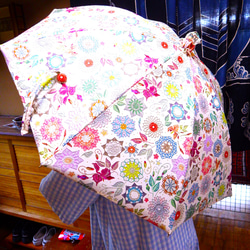 手作り日傘　うつしみの この世の花を見尽くさず 9枚目の画像
