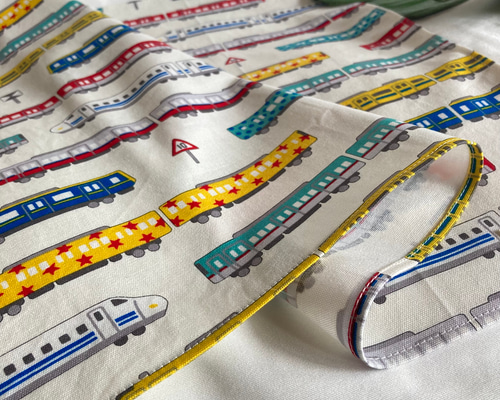 オーダーOK】入園入学大きいランチョンマット60×40cm☆星柄ポップな