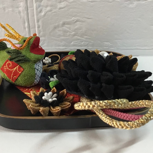 受注生産品】つまみ細工 -お雛様セット- — ちりめん細工館 公式