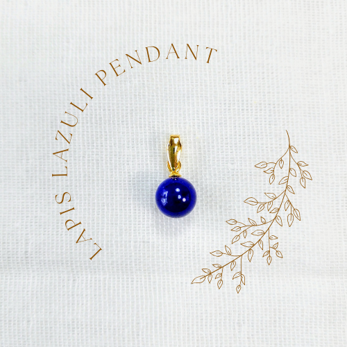 ラピスラズリペンダント＜限定1セット＞プラチナ900 or k18ゴールド
