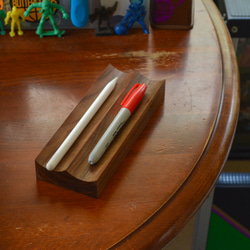 ペン置き ペンシルトレー オフィス雑貨 福利厚生ギフト 木製オリジナルグッズ 木製ギフト OEM インテリア テレワーク 1枚目の画像