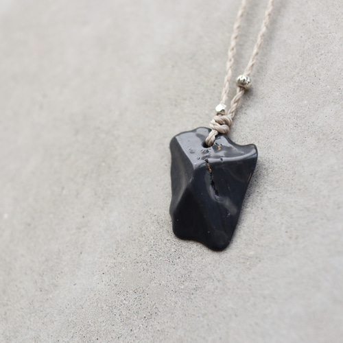 ⭐新品未使用⭐Unity ユニティー　北投石ネックレス　ブラック ネックレス | 株式会社ユニティー