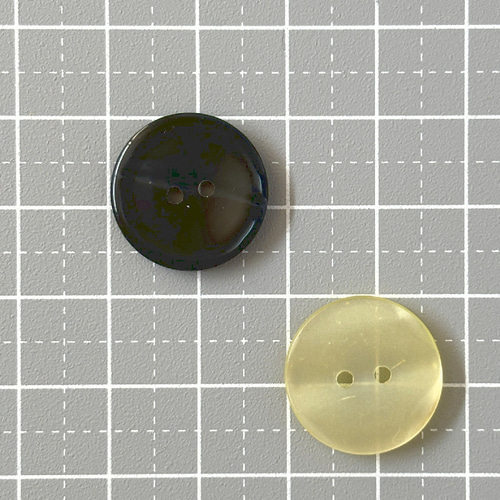 レトロ 円形 丸型 ボタン ブラック ブラウン イエロー ブルー グレー