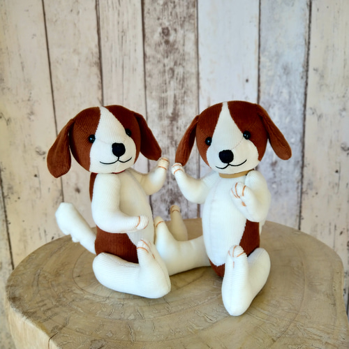 コーイケルホンディエ ハイタッチわんこ（受注制作） ぬいぐるみ