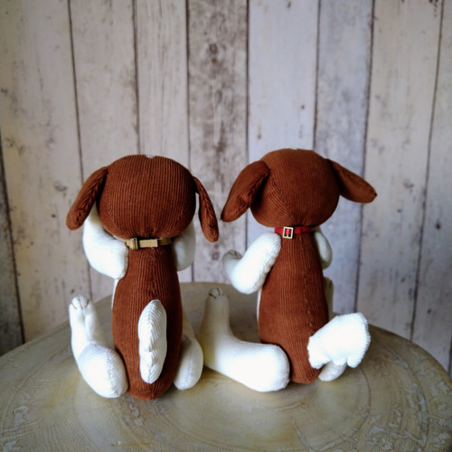 コーイケルホンディエ ハイタッチわんこ（受注制作） ぬいぐるみ