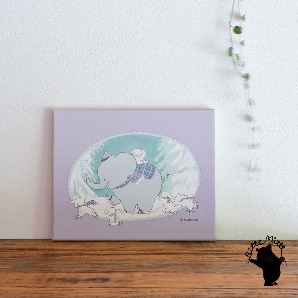 ファブリックパネル 北欧 インテリア アートパネル イラスト