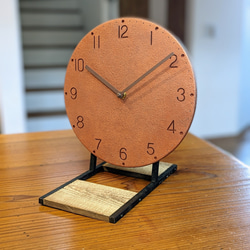 モルタル時計スタンド 2枚目の画像