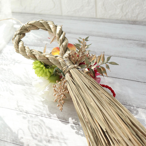 お正月ハンドメイド2024】リゾート風しめ飾り お正月飾り 海好きの方に