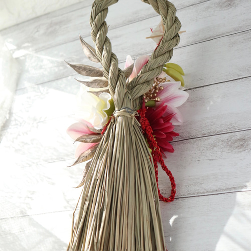 お正月ハンドメイド2024】リゾート風しめ飾り お正月飾り 海好きの方に