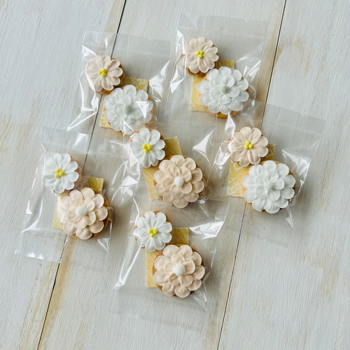 アイシングクッキー お花2種類 4袋セット クッキー Grace 通販