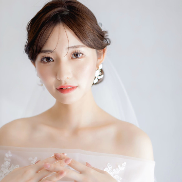 MA180 ヘッドドレス　ヘッドアクセサリー　小枝　Uピン　髪飾り 結婚式　前撮り 卒業式 3枚目の画像