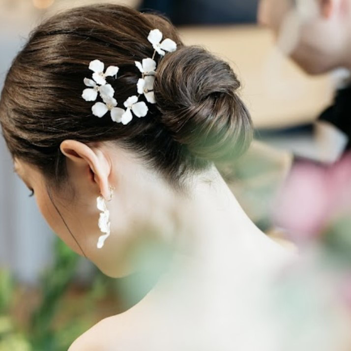 MA180 ヘッドドレス　ヘッドアクセサリー　小枝　Uピン　髪飾り 結婚式　前撮り 卒業式