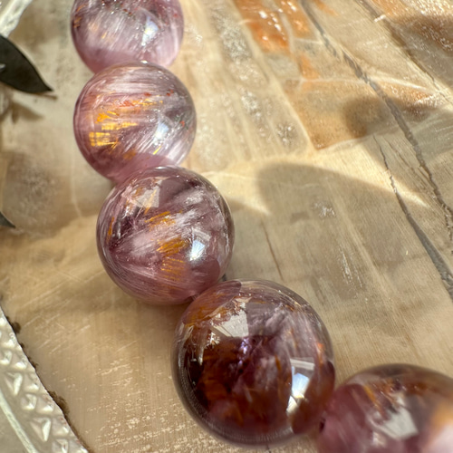 希少】フラワーオーラライト23ブレスレット444 ブレスレット 円と縁 by