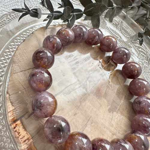 希少】フラワーオーラライト23ブレスレット444 ブレスレット 円と縁 by