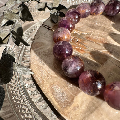 希少】フラワーオーラライト23ブレスレット444 ブレスレット 円と縁 by