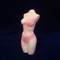 木彫刻 アート 『 トルソ 』 オブジェ バスト オリジナル 木彫刻 アート 裸婦 芸術 アート 女性 ハンドメイド 松 4枚目の画像