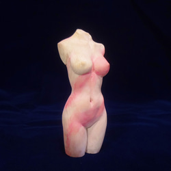 木彫刻 アート 『 トルソ 』 オブジェ バスト オリジナル 木彫刻 アート 裸婦 芸術 アート 女性 ハンドメイド 松 3枚目の画像