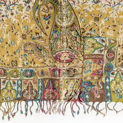 カシミヤ カシミア/カシミア スカーフ/ピュア ウール スカーフ ショール/リング ベルベット ショール-刺繍 フラワー刺繍 ク 11枚目の画像