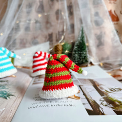 サンタ帽子　被り物　クリスマス飾り　仮装グッズ 　パーティーヘアアクセサリー　とんがり帽子　子ども　クリスマスウェア 4枚目の画像
