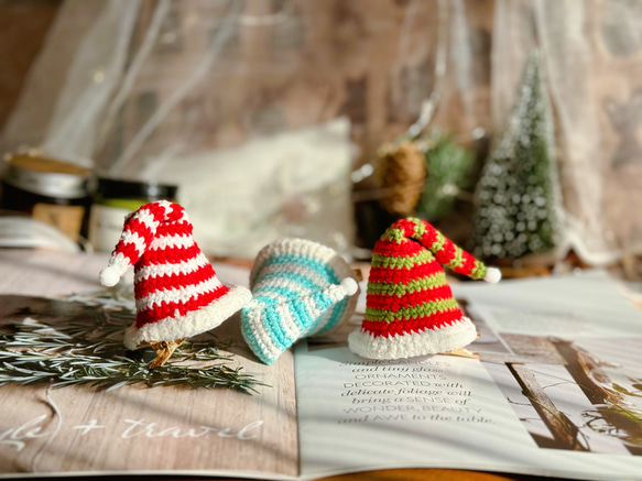 サンタ帽子　被り物　クリスマス飾り　仮装グッズ 　パーティーヘアアクセサリー　とんがり帽子　子ども　クリスマスウェア 7枚目の画像