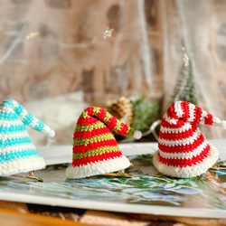 サンタ帽子　被り物　クリスマス飾り　仮装グッズ 　パーティーヘアアクセサリー　とんがり帽子　子ども　クリスマスウェア 6枚目の画像
