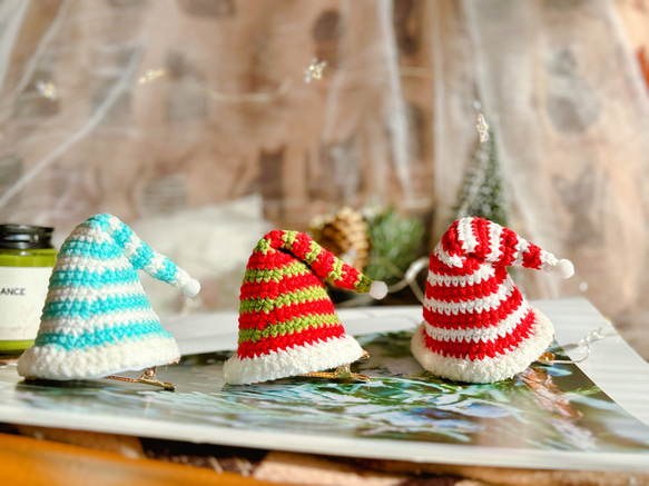 サンタ帽子　被り物　クリスマス飾り　仮装グッズ 　パーティーヘアアクセサリー　とんがり帽子　子ども　クリスマスウェア 6枚目の画像