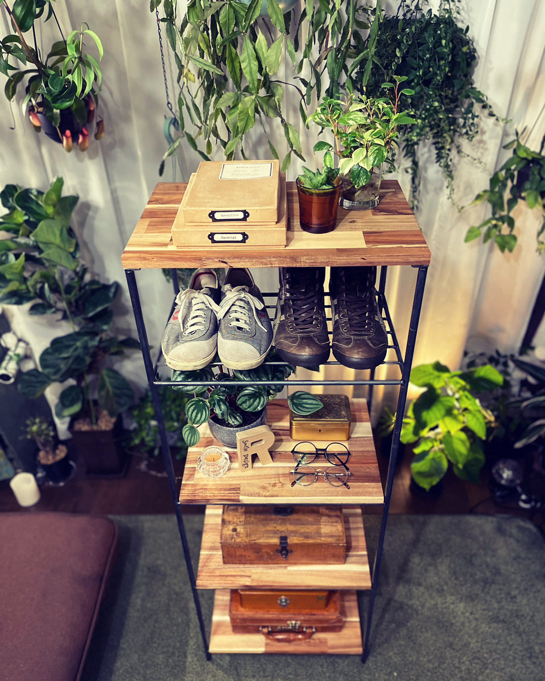 アイアン家具　アイアンラック　オーダーメイド　無骨　男前　ハンドメイド　シェルフ 21,750円