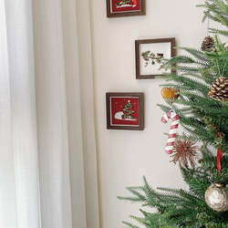 【聖誕節】刺繡畫 共3款|實木框|附包裝 第4張的照片
