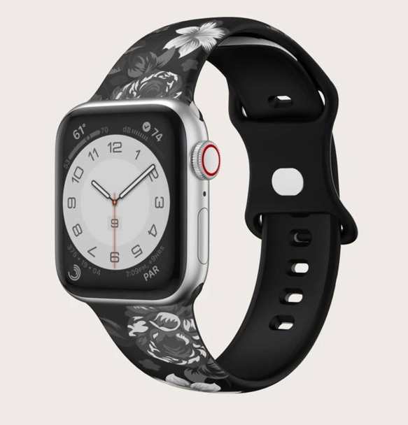 花パターン Apple Watch用バンド 1枚目の画像