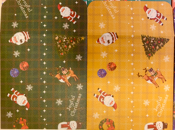 クリスマスポチ袋 24枚 No.291 おすそ分けファイルにも♪アドベントカレンダー　プレゼント 12枚目の画像