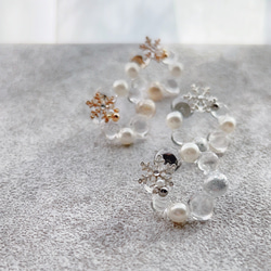 冬のリース ピアス/イヤリング⑅*॰ॱ 9枚目の画像