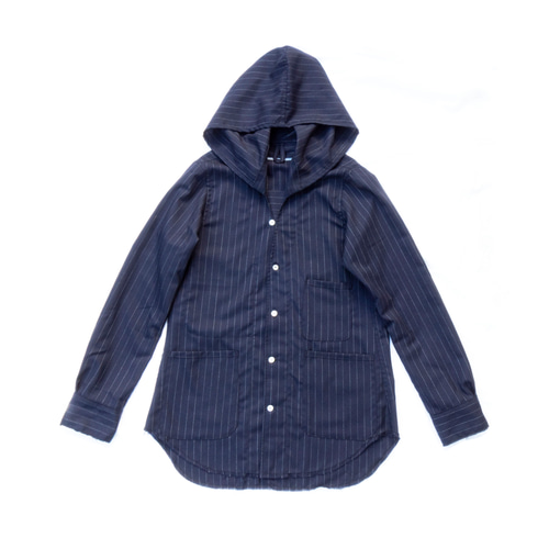 någontans フード付きストライプシャツ Mサイズ någontans フード付きストライプシャツ Mサイズ någontans