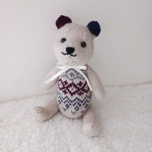 【tyrs2】あみぐるみ　くま BASICで編む着せ替えあみぐるみ(くま)｜macaroniさんコラボ