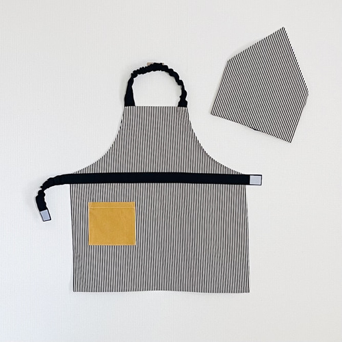 お子様の「自分でできた！」を応援するプレゼント エプロン・三角巾