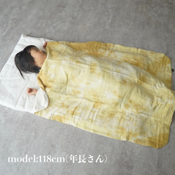 紗布毯襁褓糖果/黃色斑紋/赤塔棉 第8張的照片