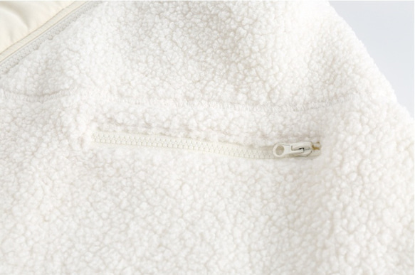 レディース*メンズ兼用·冬のレトロパッチワーク色·子羊の毛で暖かい綿服のコートジャケット2カラー  20-1117 19枚目の画像