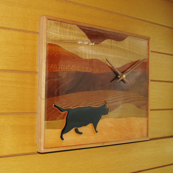 藝術手錶壁掛式遛貓 第7張的照片